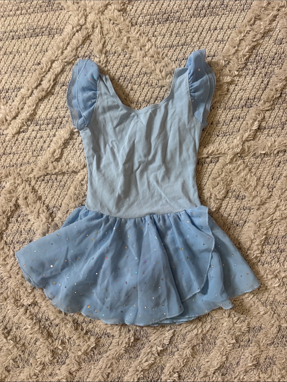 Light Blue Sparkle Ballet Dress